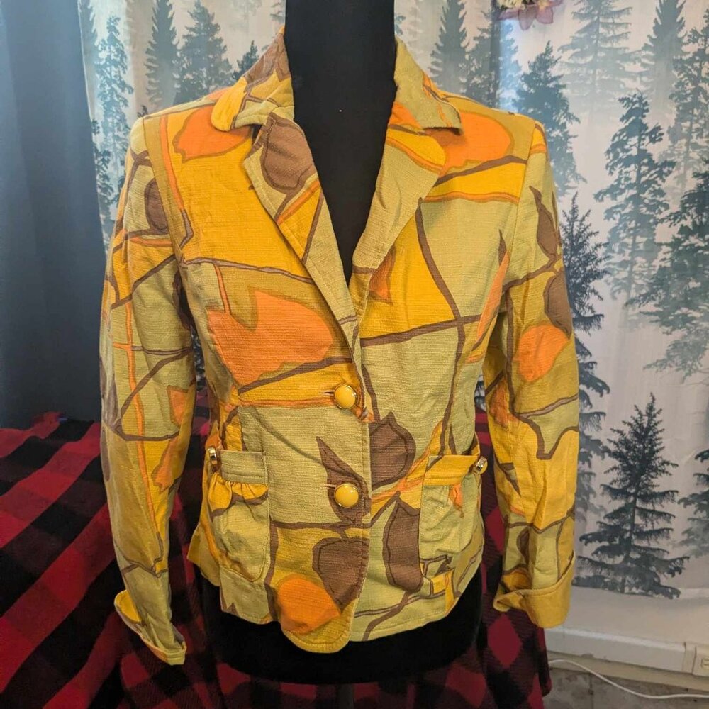 Ladies Patterned Dress Jacket by Kasper Petite